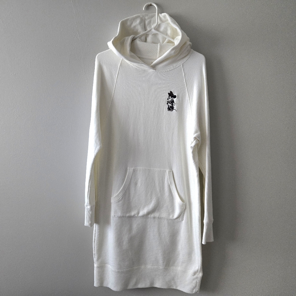 Disney Uniqlo Minnie Mouse Sweatshirt Hoodie Dress Size Small